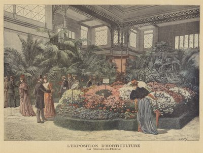 Exposition horticole au Cours-la-Reine - French School